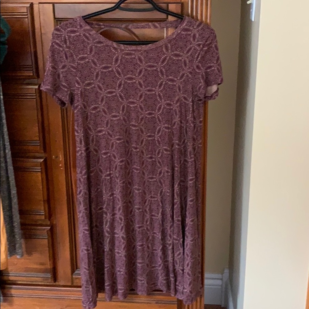 Backless tshirt dress